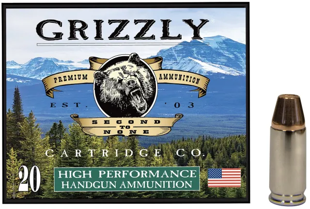 Buy Grizzly Ammo GC9M+P1 9mm+P 124gr Full Metal Jacket Flat Point 20 Per B... online