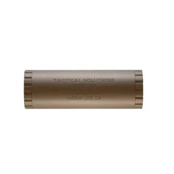 TacSol Aeris Compact Direct Thread Rimfire Suppressor Quicksand .22 LR 1 Dia 1/2 x 28 - Tactical Solutions - .22 LR