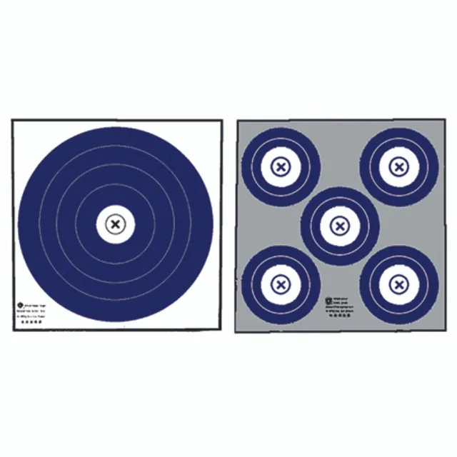 NFI NFI-4P Maple Leaf Target Face 100pk, Double Sided, 17"x17" - Maple Leaf Press