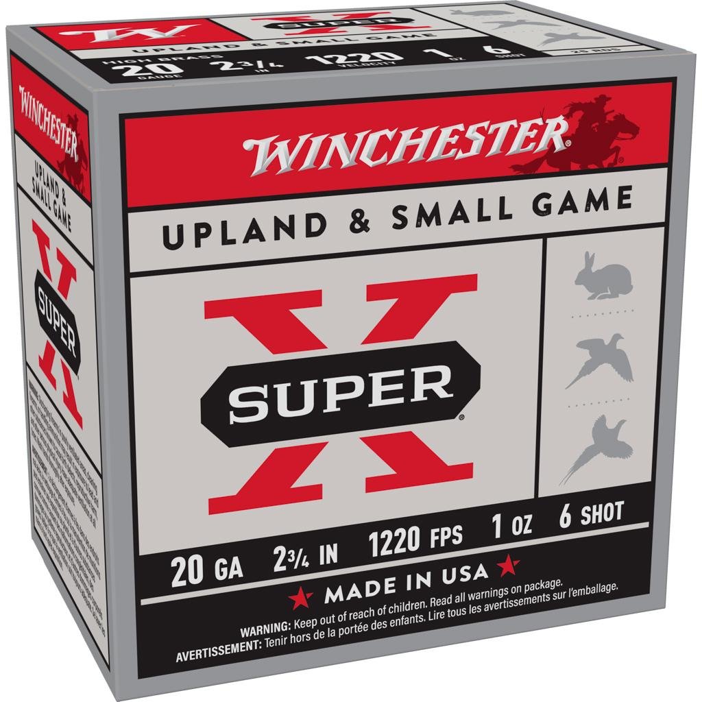 Winchester X206 20 Gauge 2.75 in 1 oz #6 Shot 1220 fps 25 Rounds - Winchester - 20 Gauge