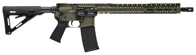 Black Rain BRO-WTP-BGB AR-15 16" 5.56 Bazooka Green Battleworn Finish - Black Rain Ordnance - 223 Remington