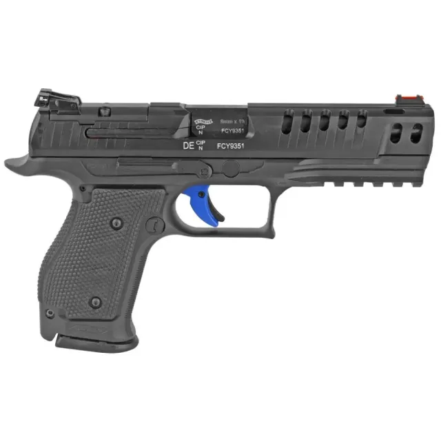Walther Arms Q5 Match Steel Frame 9mm Luger, 5" Barrel, 15 Round Capacity, LPA Sights, Black