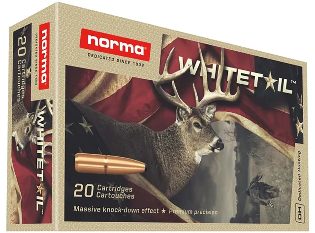 Norma 20177382 Whitetail 308 Win 150gr Soft Point Ammo 20 Rounds - Norma - 308 Win