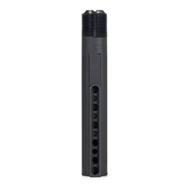 Primary Weapons Systems 4G2BTMB-1F Castle Nut 7075 T-6 Anodized Black - Primary Weapons Systems