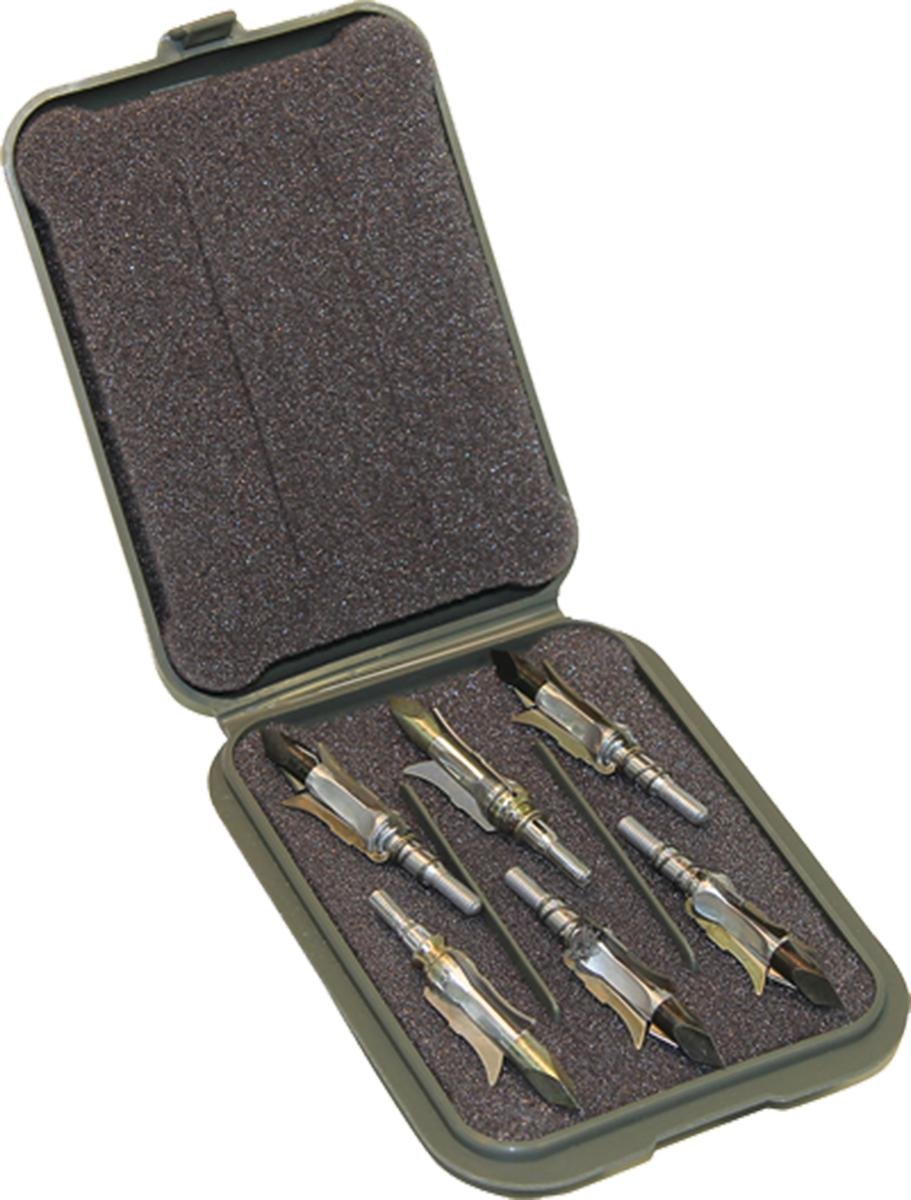 Buy MTM Mechanical BROADHEAD Case Holds 6 BROADHEADS Army Green online