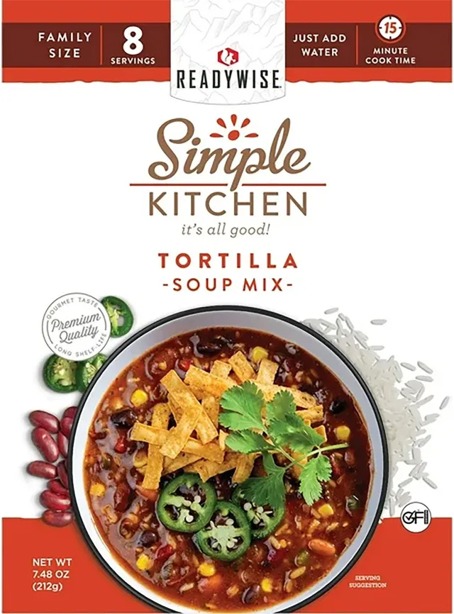 Wise Foods ReadyWise RWSK05063 Tortilla Soup 8 Servings 6-Pack - Wise Foods, Inc.