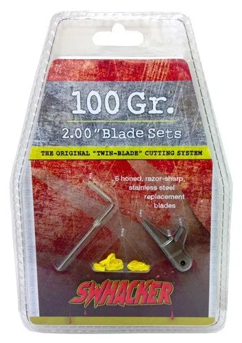 Swhacker SWH00208 Replacement Blades 2-Blade 100gr 2In Cut 6-Pack - Swhacker