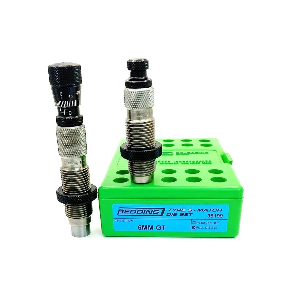 Buy Redding 36199 6mm GT Type S-Match Full Die Set, Precision Resizing online