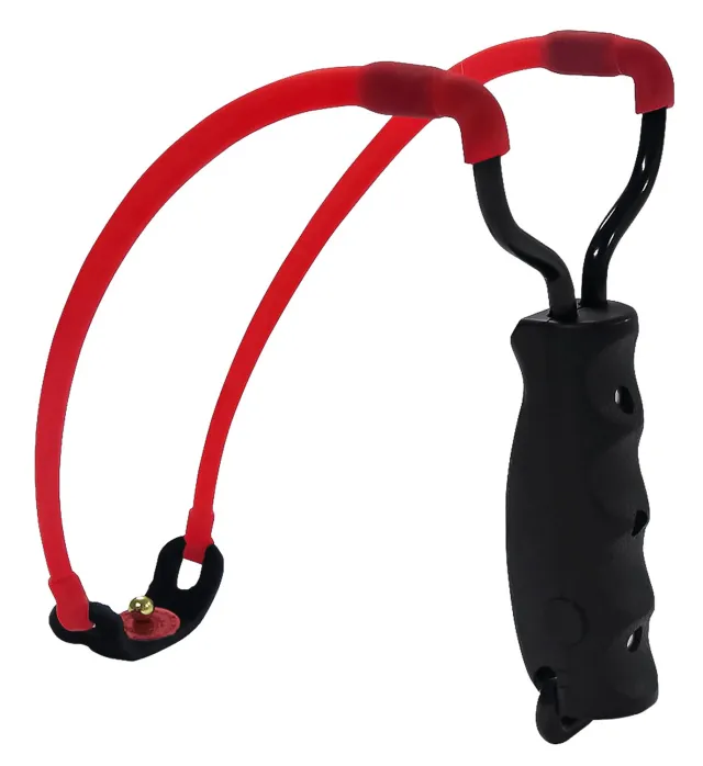 MRK Traditional Laserhawk Slingshot Marksman 3030 Black - MRK - Black/Red