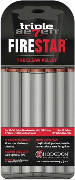 Hodgdon T7FS Triple Seven Firestar Pellets 60-Pack - Hodgdon - 3.39 OZ