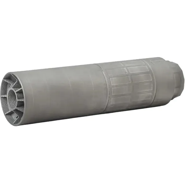 US Palm EOS-30Ti Suppressor .30 Cal w/Titanim DT 5/8x24/HUB Compatible Silver - Century Arms - Multi
