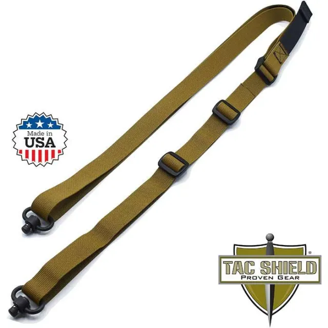 TangoDown 2PT Operator Sling QD 1in Coyote Tan Tactical Sling