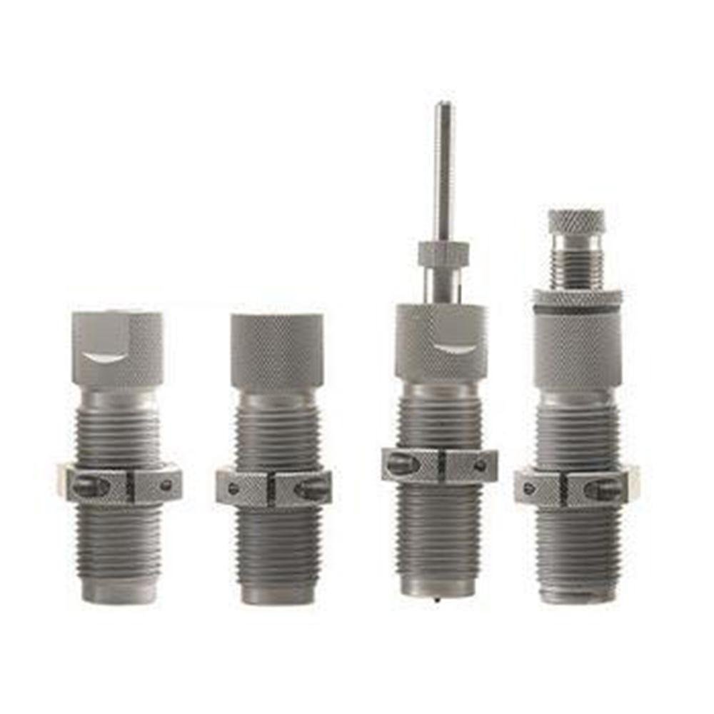 Hornady 500 S&W Magnum 4 Die Set Steel Chrome Plated Handgun Reloading - Hornady Manufacturing Company - 500 S&W