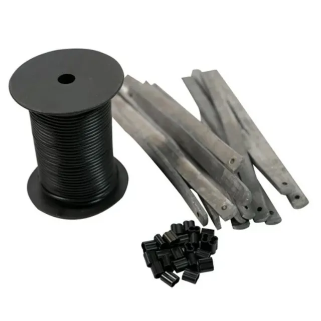 Zink Decoy Rigging Kit with 200' PVC Decoy Line 4 oz Strap Weights (12) Line Crimps (24) - Avian-X
