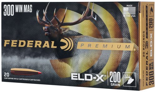 Buy Federal Premium P300WELDX1 .300 Win Mag 200 Gr Hornady ELD-X 20 Rounds online