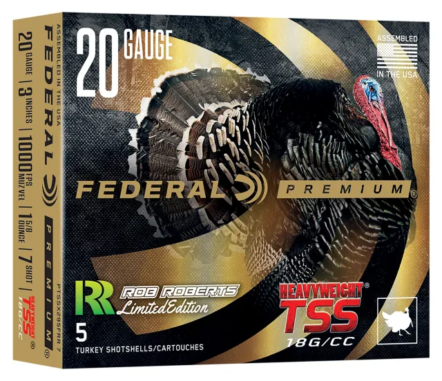 Federal PTSSX295FRR7 Heavyweight TSS 20Gauge 3" 1 5/8oz Tungsten 7Shot 5 Per Box/10 Case