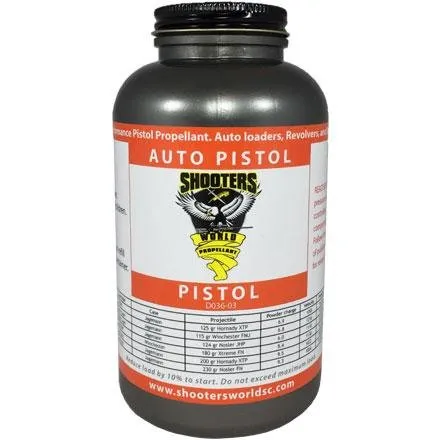 Shooters World D036-03 Auto Pistol Powder 1lb - Shooter's World