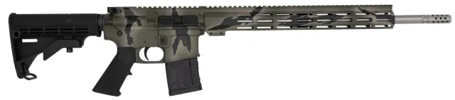 GLFA GL15450SSPGRN AR-15 .450 Bushmaster 18" SS Barrel Green Camo - Great Lakes Firearms - 450 BUSHMASTER