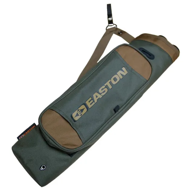 Easton 831427 Flipside 3-Tube Hip Quiver Ranger Green, Dual-Handed Use - Easton