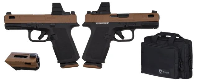 RUGER RXM 9MM PISTOL 4" BBL TACPAC MAGPUL EHG, O.R. 2-15RD MAGS - RUGER - 9mm