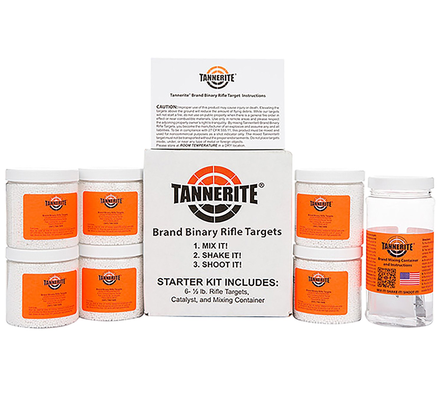 Tannerite STR Exploding Targets Starter Kit 6.5 lbs 651 with DVD 0.50 LB - Tannerite - 0.50 LB