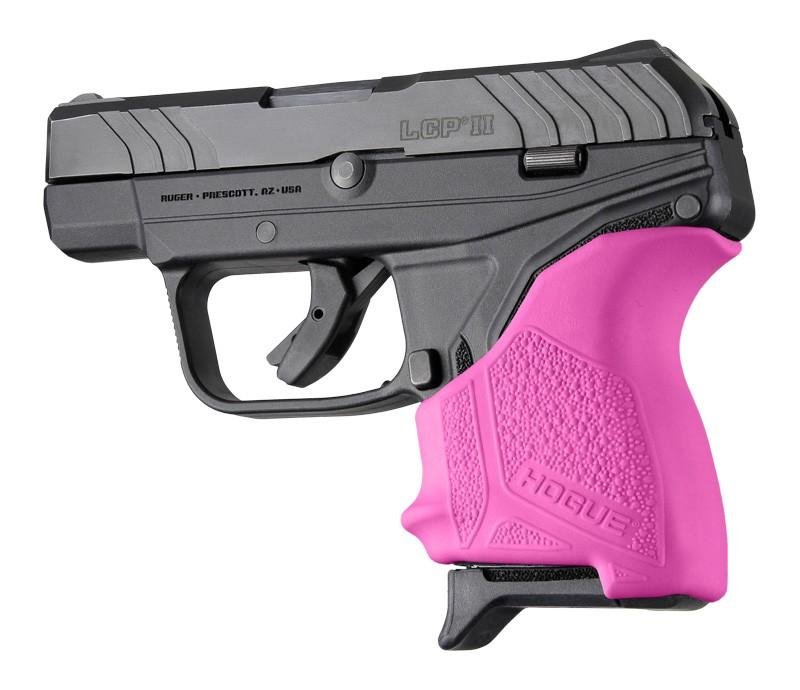 Hogue 18127 HandAll Beavertail Grip Sleeve for Ruger LCP II Pink - Hogue