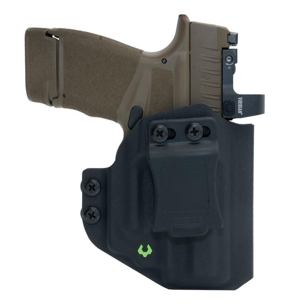 Viridian 940-0101 E Series Green Laser Black with Kydex IWB Holster RH - Viridian Weapon Technologies