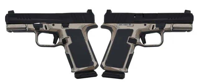 RUGER RXM 9MM PISTOL 4" BBL STEALTH GRAY SKETCH MAGPUL EHG, O.R. 2-15RD MAGS - RUGER for sale at Smoke Wagon Firearms