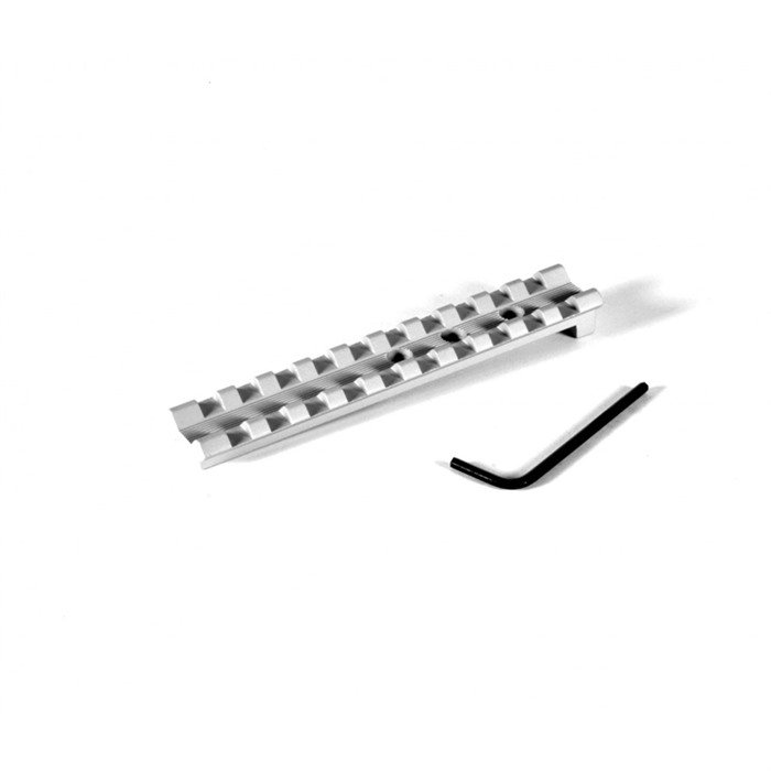 Buy EGW 49104 S&W Revolver Picatinny Rail 0 MOA Aluminum Matte Silver online