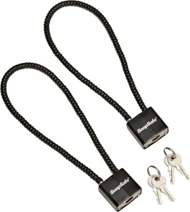 Buy SnapSafe Cable Padlock Black 2-Pack - Lock Box Model 75281 online