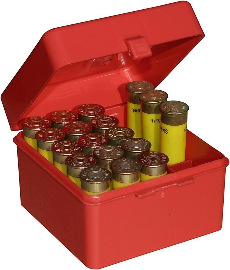 MTM Case-Gard 20GA 25RD Hinged Shotshell Case - Red - MTM Case-Gard - CCD_20 Gauge