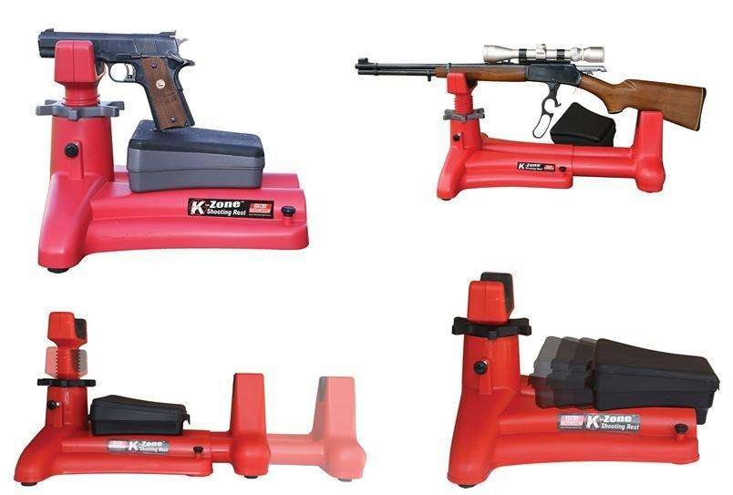 MTM Case-Gard K-Zone KSR30 Adjustable Shooting Rest Red - MTM Case-Gard