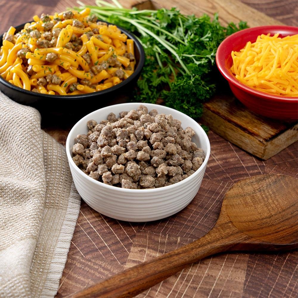 Buy Readywise Simple Kitchen Freeze-Dried Seasoned Beef Patty Crumbles 22 online