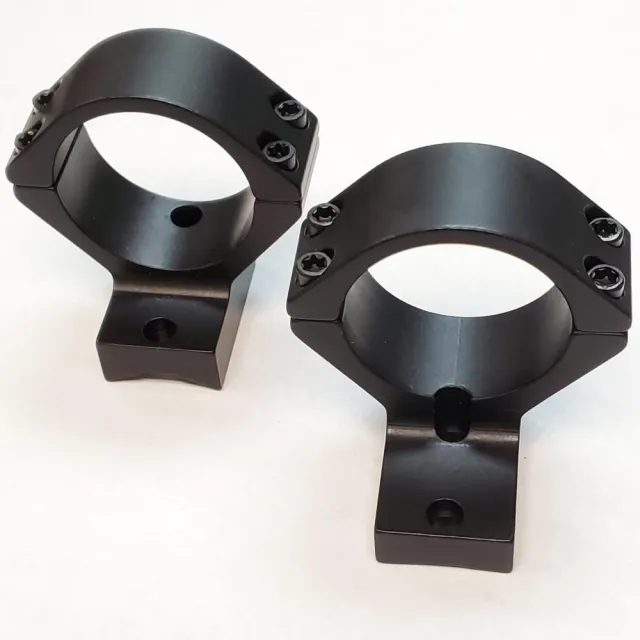 Talley 75X769 CZ 600 Scope Mounts 30mm High Extended Black 2-Pack - Talley Manufacturing