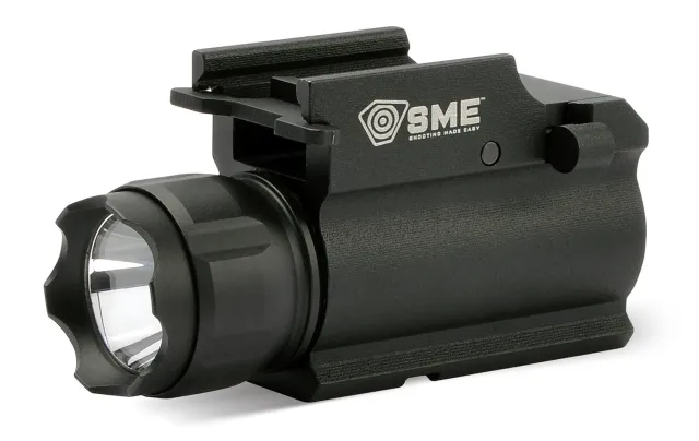 SME SMEWL Rail Mounted Pistol Light 250 Lumens Cree LED Black Aluminum - GSM Outdoors - 250 LUMENS