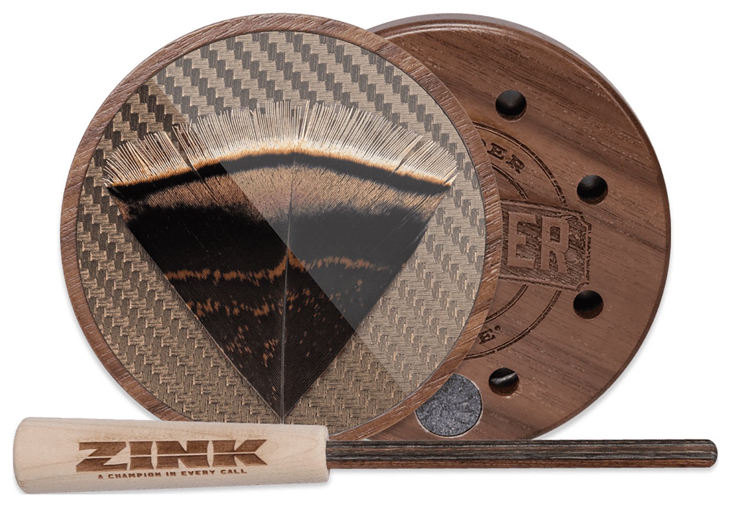 Avian-X Thunder Ridge ZNKTRSGC Glass Turkey Call Walnut - Avian-X