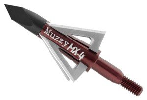 Muzzy MX-4 Broadheads 100 Grain 4-Blade 1.125 in Cut 3 Pack - Muzzy