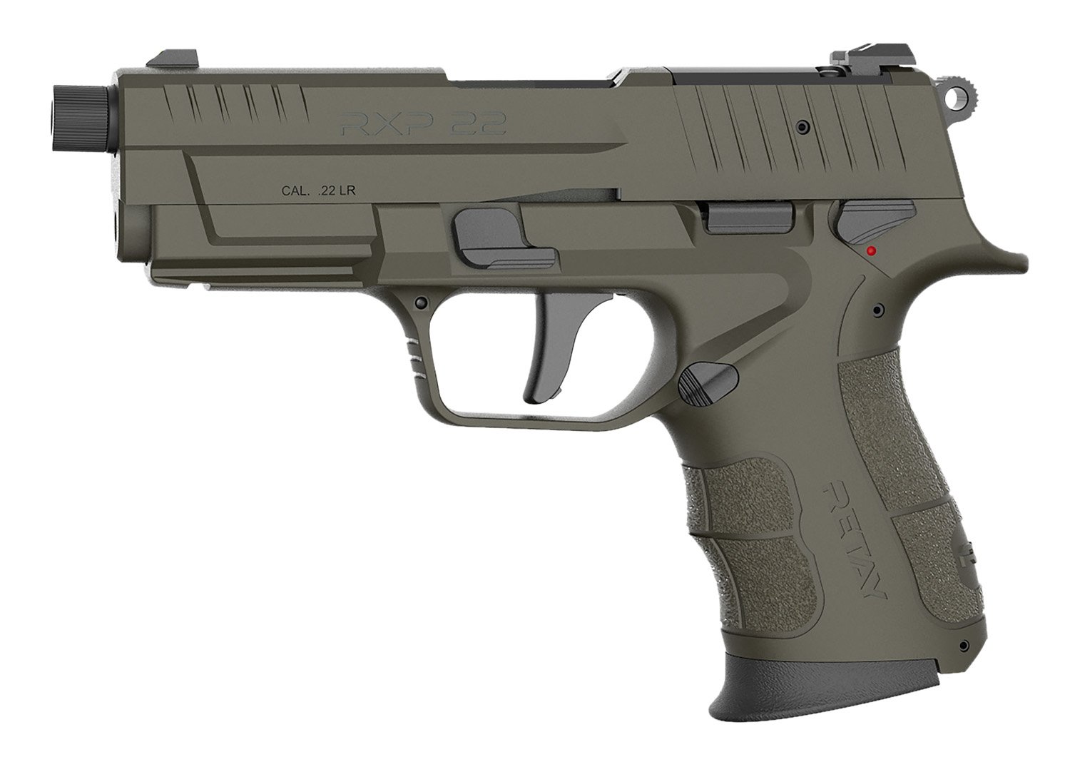 Buy Retay USA RXP22 .22LR 4 In Threaded 13rd OD Green Frame online