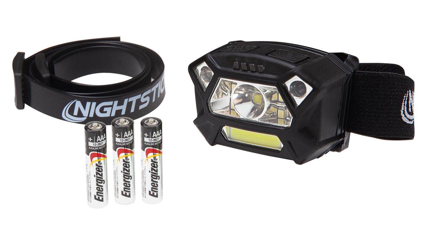 Buy Nightstick NSP-4400B React Dual-Light Headlamp, 200 Lumens, Black online