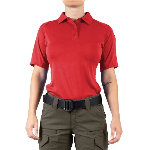 First Tactical W Performance SS Polo Moisture-Wicking Short Sleeve - First Tactical