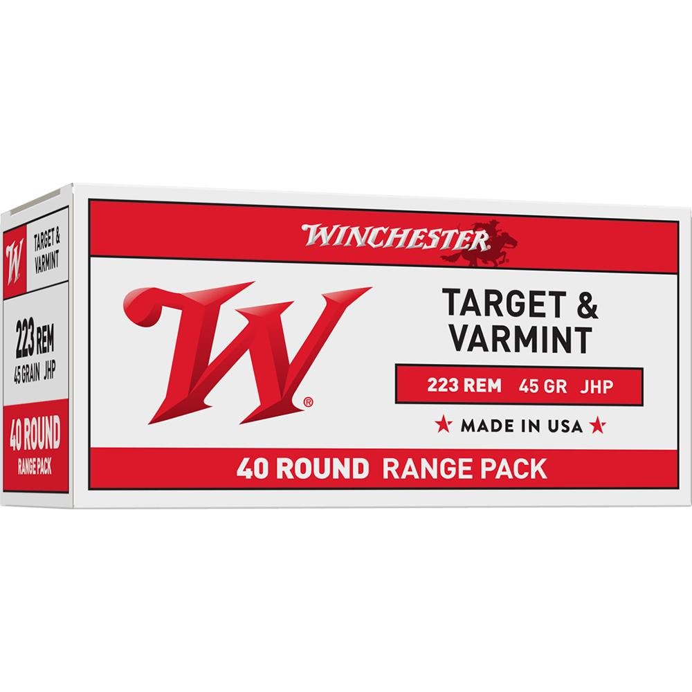 Winchester USA2232 223 Remington 45 Grain Jacketed Hollow Point 40 Rounds - Winchester - 223 Rem