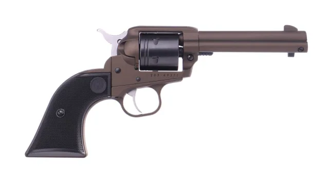 Ruger 2024 Wrangler 22 LR Revolver 4.62" Midnight Bronze Cerakote - Ruger - 22 LR