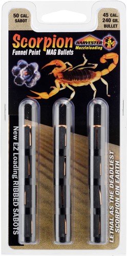 Harvester H15024 50 cal 240gr .451 Funnel Point 12pk - Harvester - 50 cal