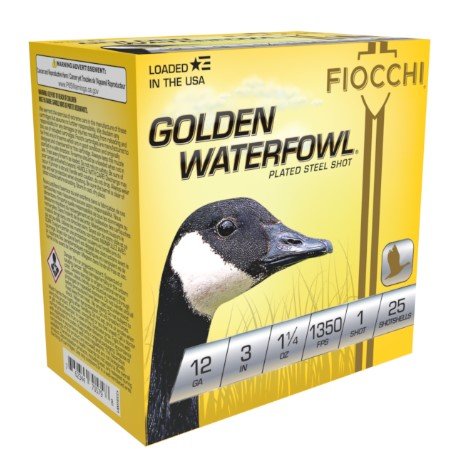 Buy Fiocchi 123SGW1 12 Gauge 3 in 1 1/4 oz Steel Shot 1350 fps 25 Rounds online