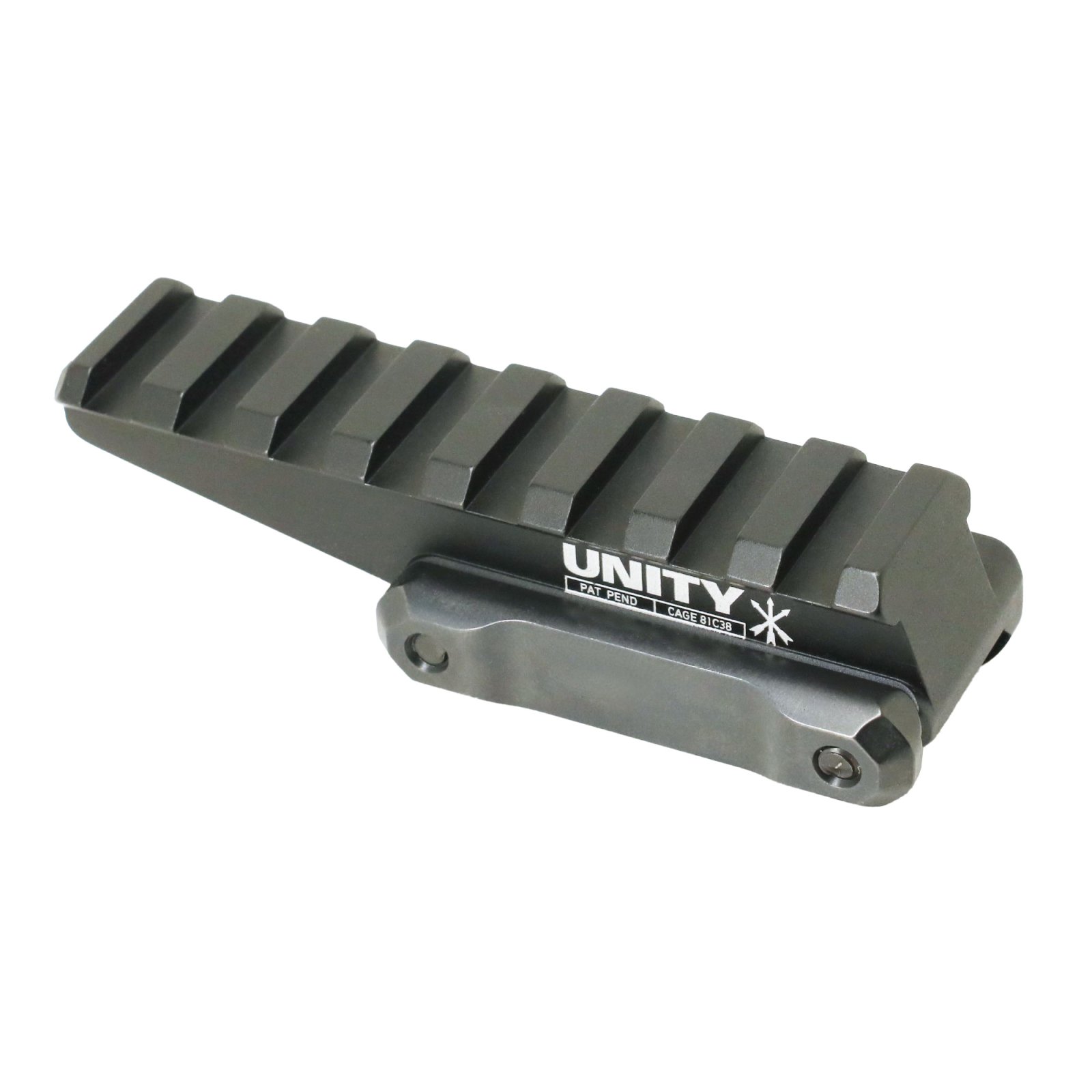 Unity Tactical FAST Red Dot Riser Direct to Picitinny Anodized Blk FST-ORB