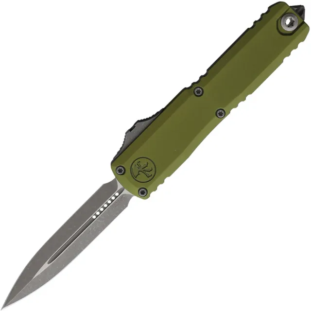 Microtech UTX-70 G4 2.5 In D/E Apocalyptic OD Green ALU HNDL - MICROTECH