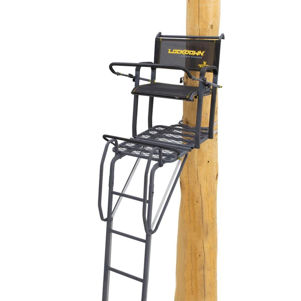 Rivers Edge Lockdown Wide 1-Man Ladder Stand - Ardisam (River's Edge/ Barronett Blinds)