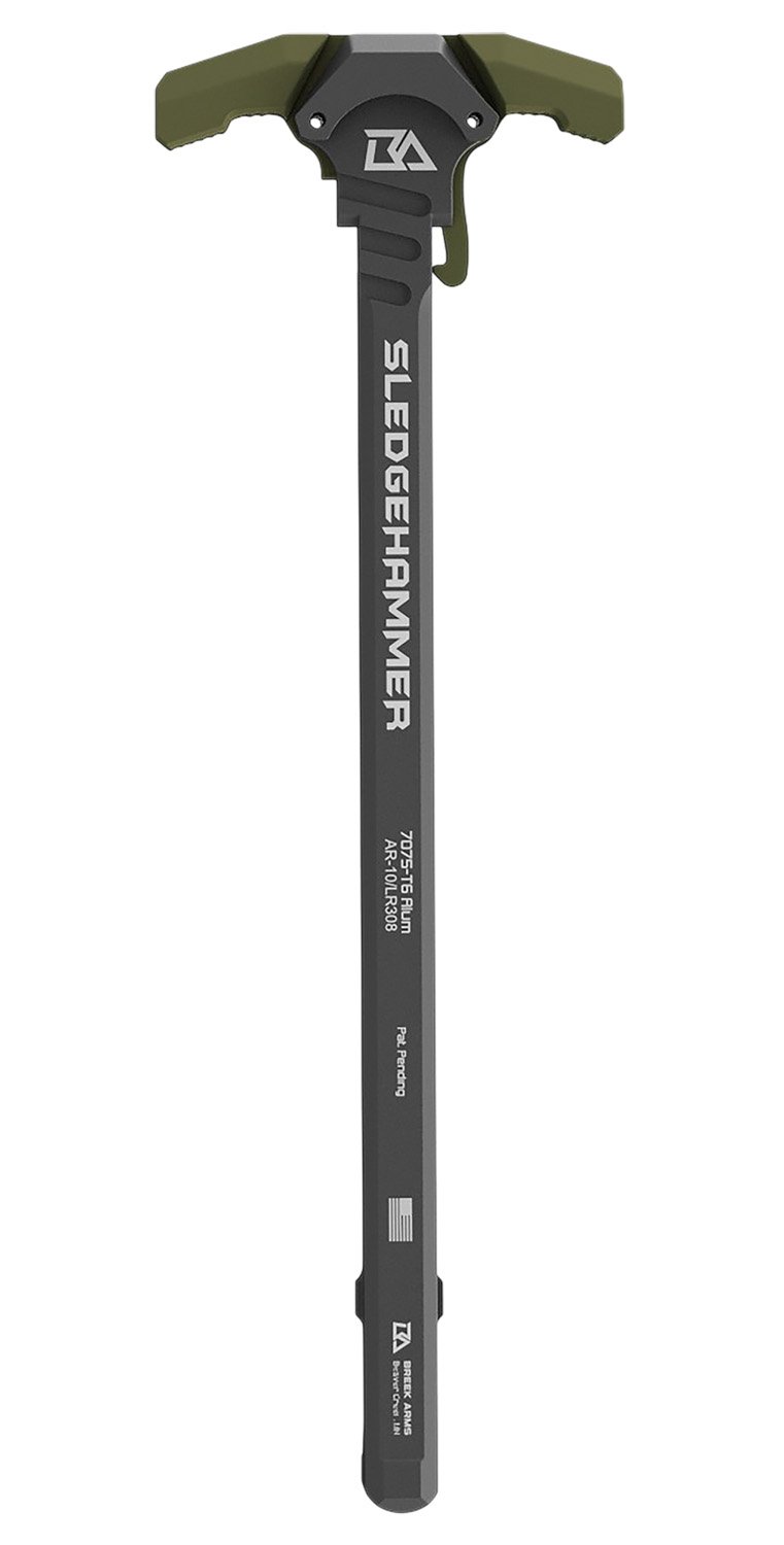 Breek Arms Sledgehammer AR-10/LR-308 Charging Handle OD Green - Breek Arms