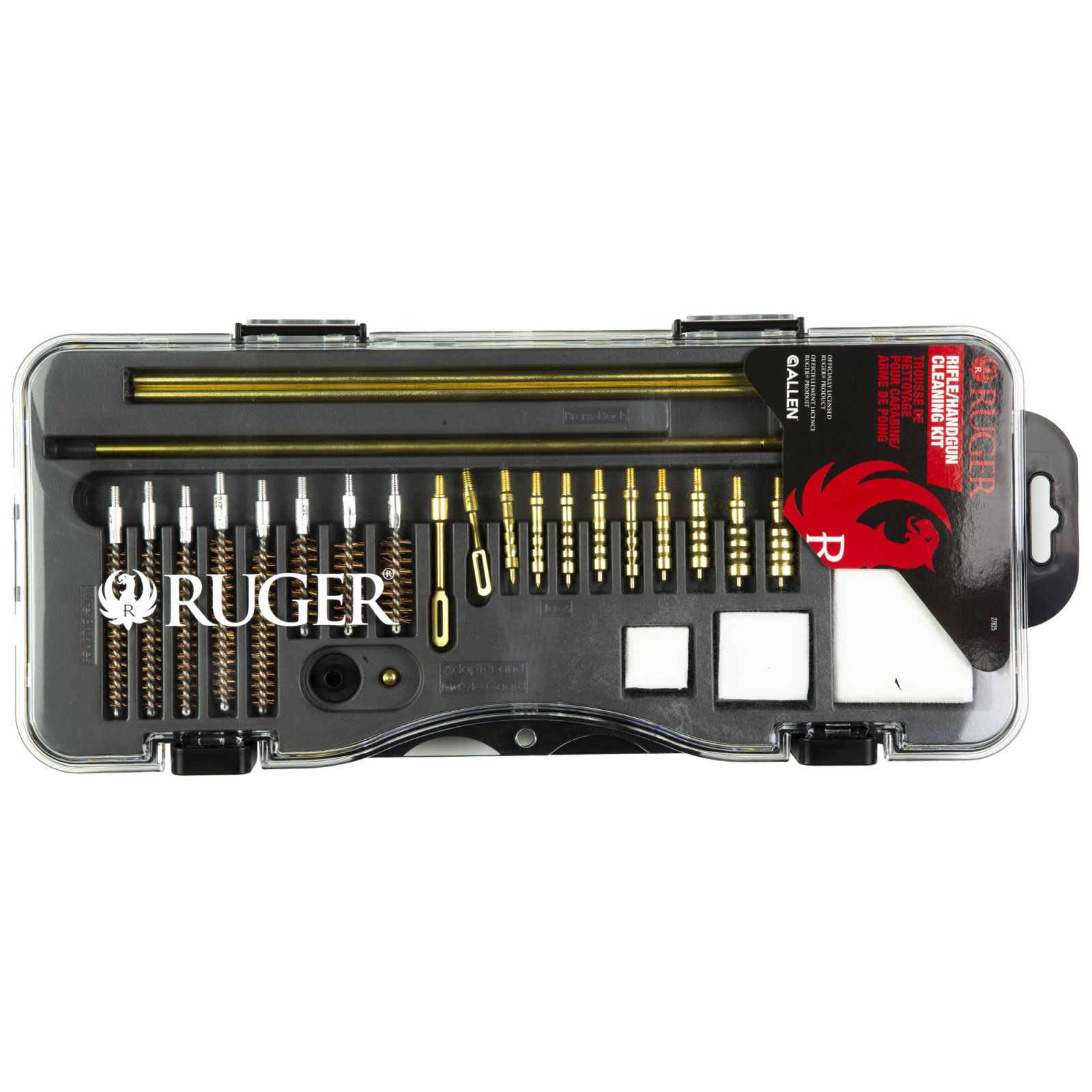 Ruger 27825 Handgun Cleaning Kit 22 45 Caliber - Ruger - .22-.45 CAL