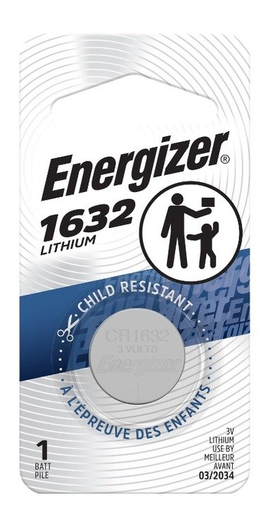 ENERGIZER ECR1632BP 1632 Lithium Coin Battery 6-Count Carton - ENERGIZER